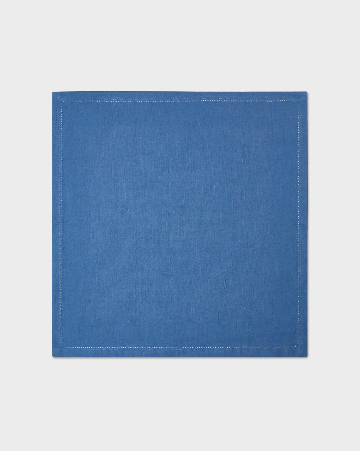 Linen Hemstitch Napkin - Blue 50x50 cm
