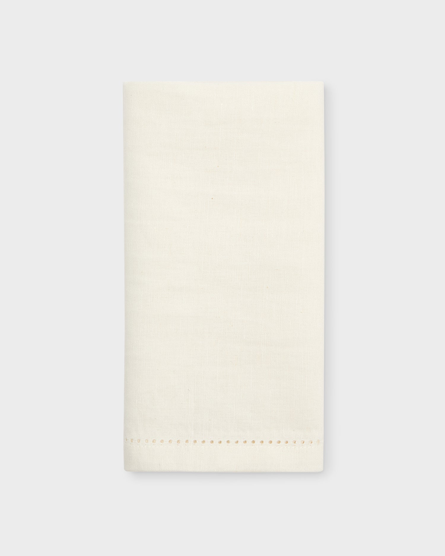 Linneservett - Offwhite / Vit 50x50 cm