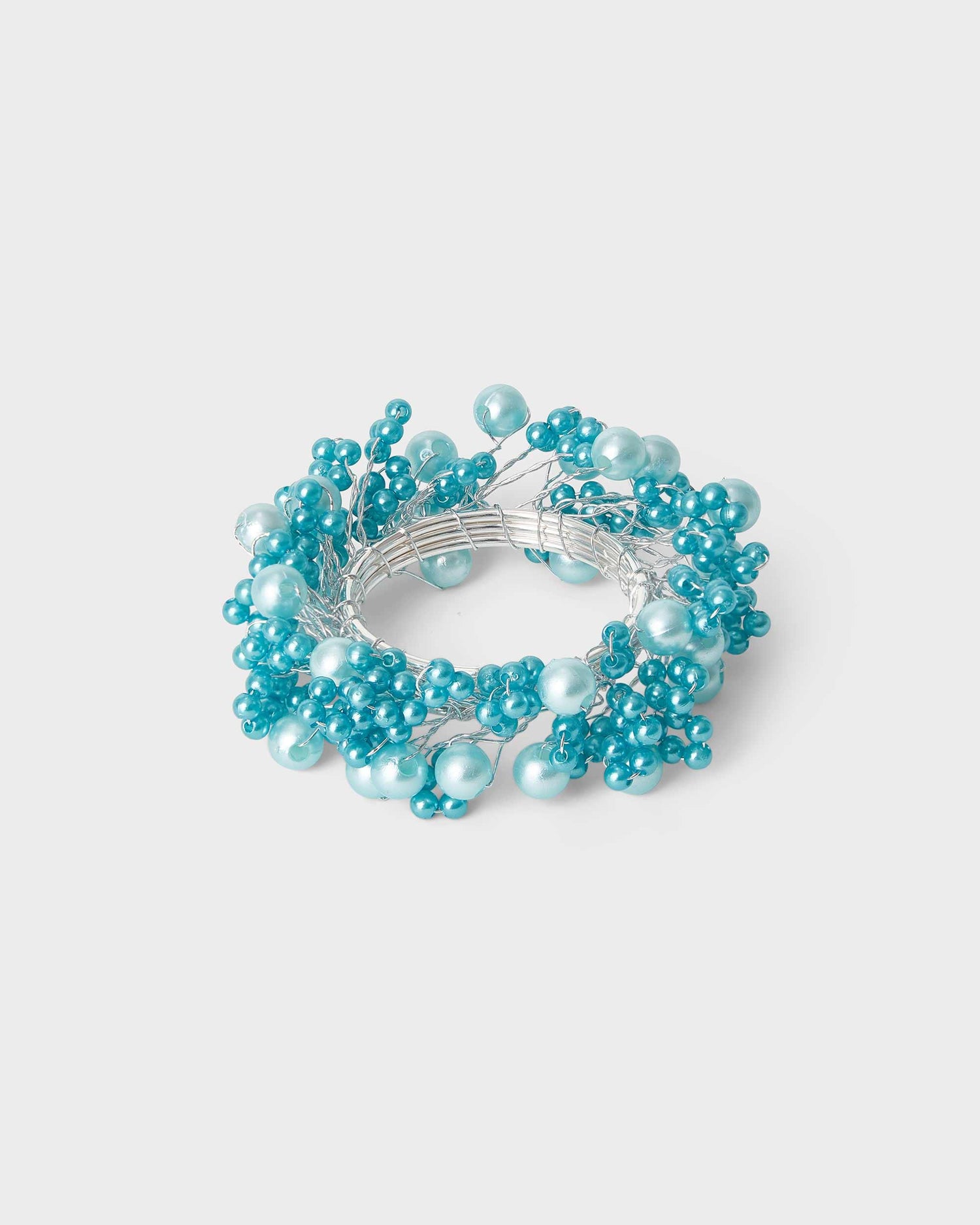 Napkin Ring - Blue beads - Von Home