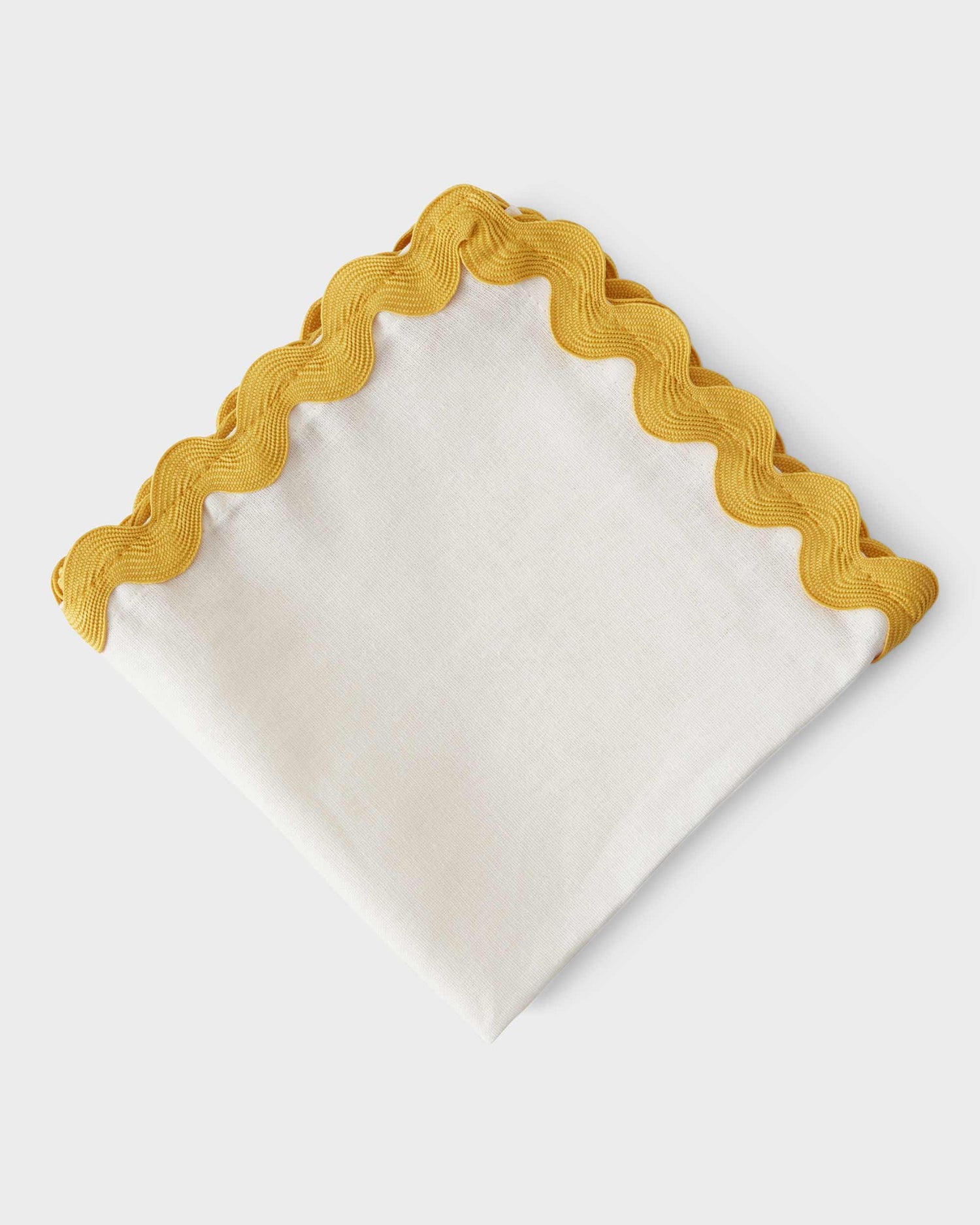 Linen Napkin - Yellow ribbon - 40x40cm - Von Home