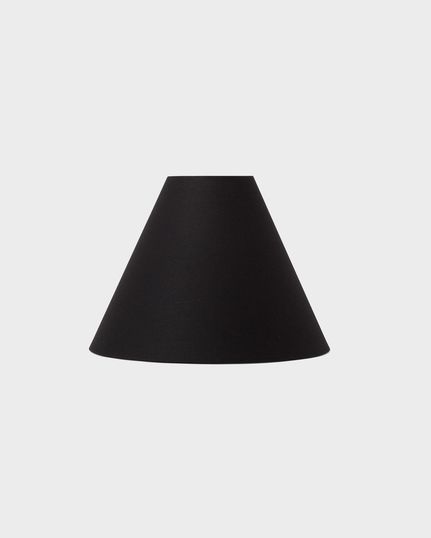 Linen Ceiling Lampshade - Black - 32 cm