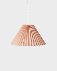 Pleated Lampshade Ceiling - Pink - 42 cm