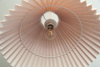 Pleated Lampshade Ceiling - Pink - 42 cm