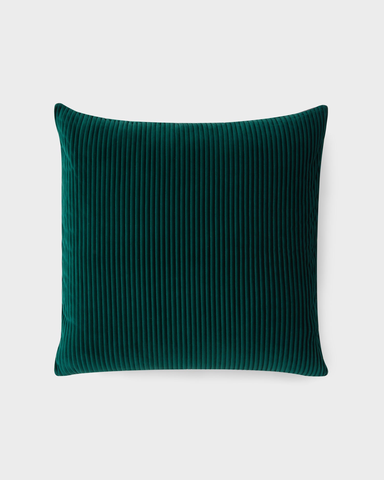 Kuddfodral Grön - Räfflad sammet 50x50 cm