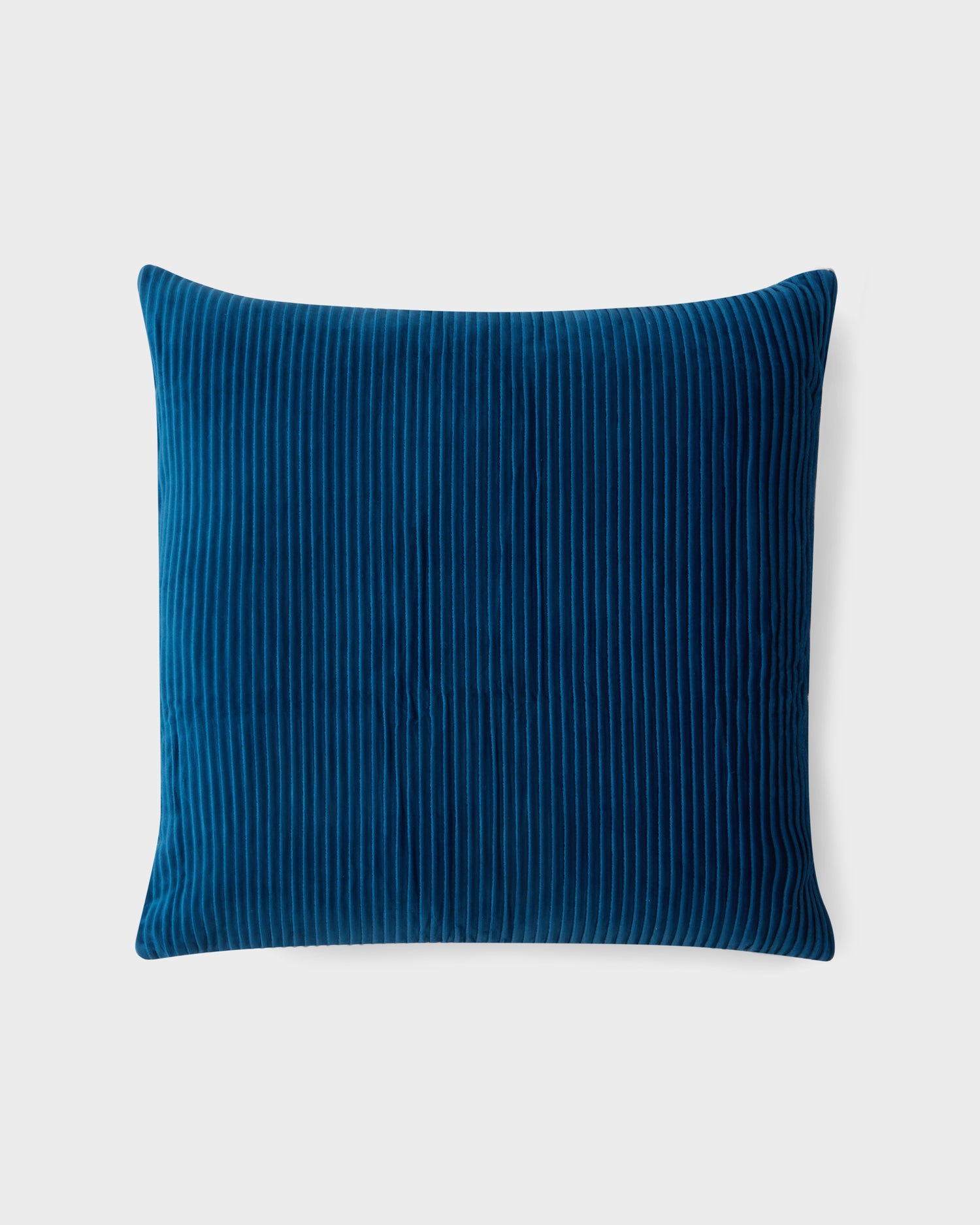 Kuddfodral Blå - Räfflad sammet 50x50 cm