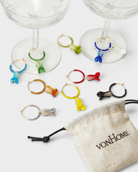 Wine Glass Charms - Cabbage in Glass (set of 10)