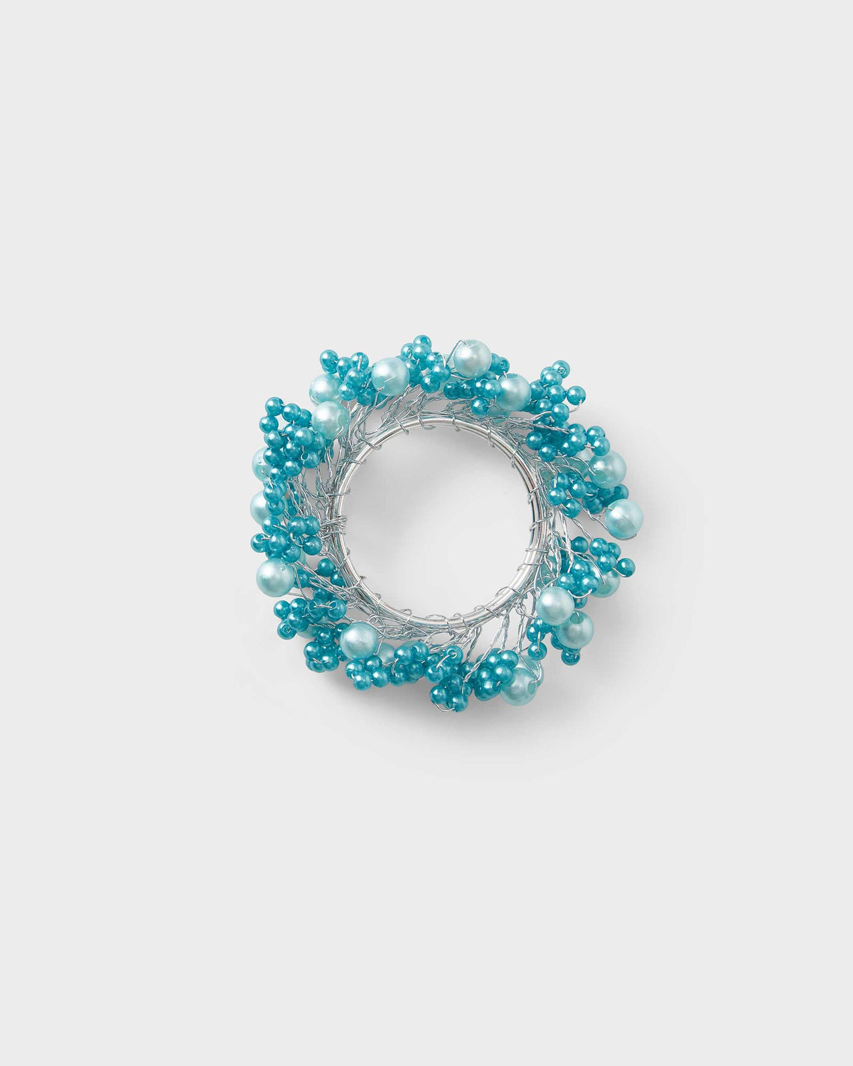 Napkin Ring - Blue beads - Von Home