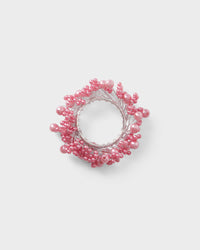 Napkin Ring - Pink beads - Von Home