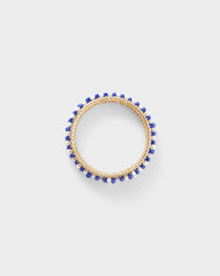Napkin Ring - Blue and White beads - Von Home
