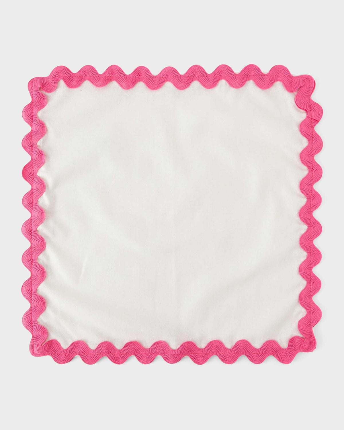 Linen Napkin - Pink ribbon - 40x40cm - Von Home