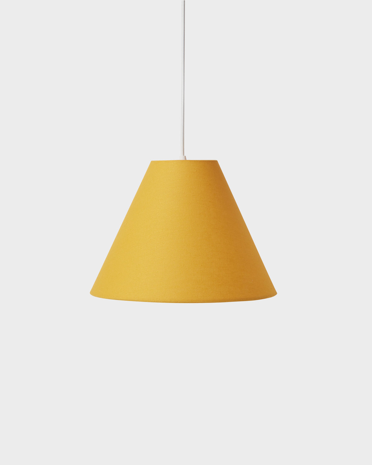 Lampskärm taklampa - Linne - Gul 32 cm