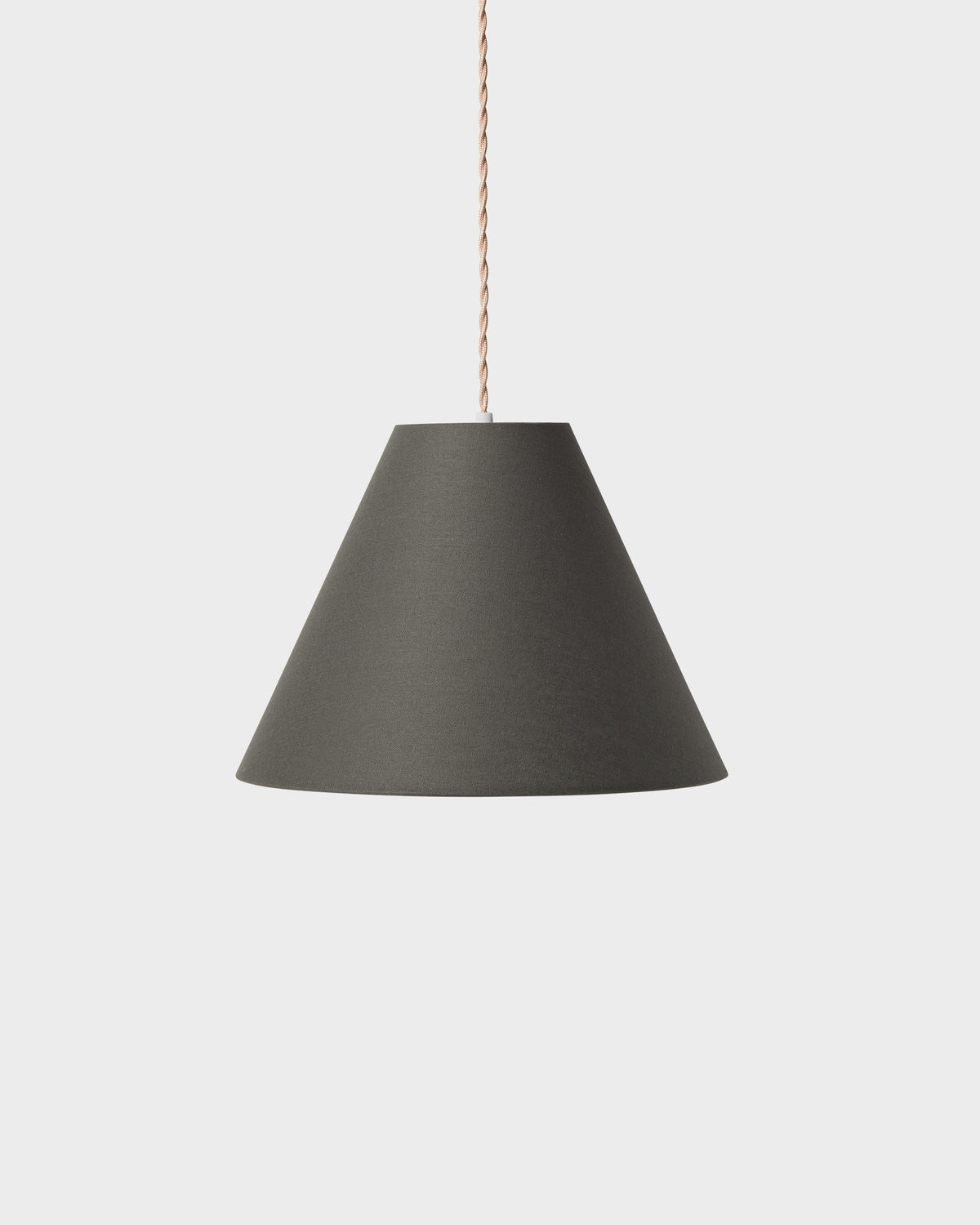 Lampskärm taklampa - Linne - Grå 32 cm