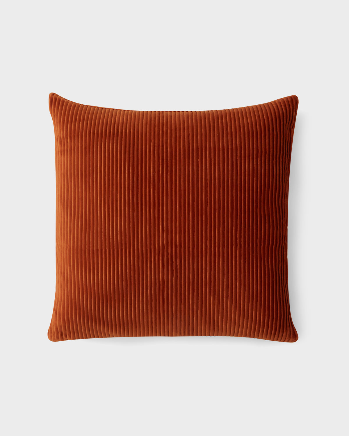 Cushion Cover - Orange Ribbed Velvet 50x50 cm