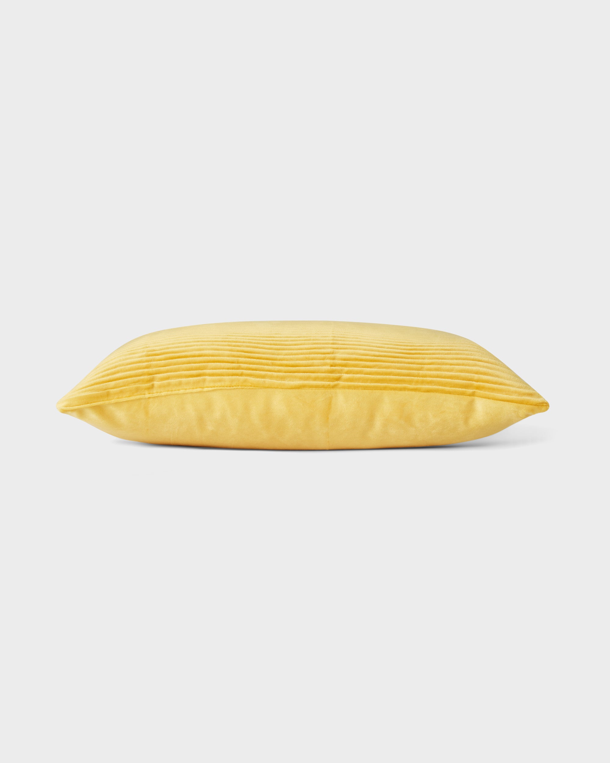 Cushion Cover - Yellow Ribbed Velvet 50x50 cm – Von Home