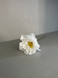 White Paper Flower - Handmade